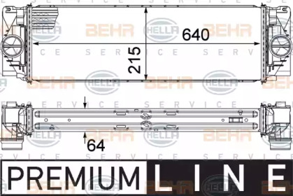 Теплообменник (HELLA: 8ML 376 777-391)