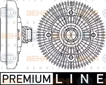 Сцепление (HELLA: 8MV 376 906-651)