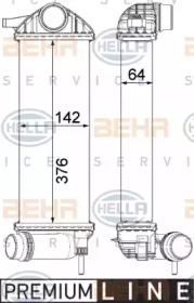 Теплообменник (HELLA: 8ML 376 912-111)