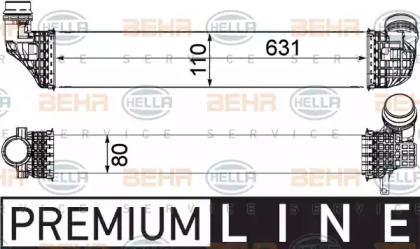 Теплообменник (HELLA: 8ML 376 912-121)