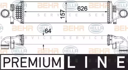 Теплообменник (HELLA: 8ML 376 924-051)