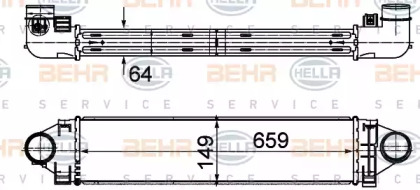 Теплообменник (HELLA: 8ML 376 988-194)