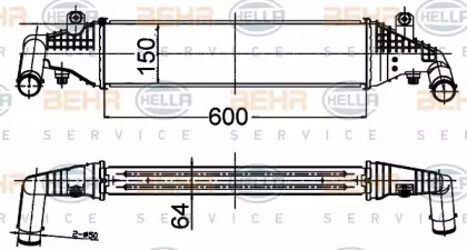 Теплообменник (HELLA: 8ML 376 988-284)