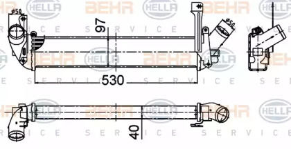 Теплообменник (HELLA: 8ML 376 988-314)