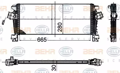 Теплообменник (HELLA: 8ML 376 988-354)