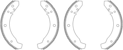 Комлект тормозных накладок (HELLA: 8DB 355 003-521)