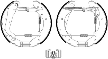 Комлект тормозных накладок (HELLA: 8DB 355 022-721)