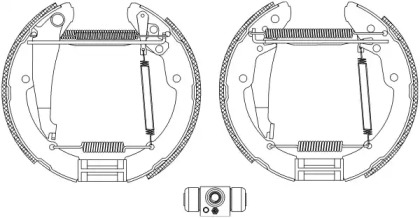 Комлект тормозных накладок (HELLA: 8DB 355 004-461)