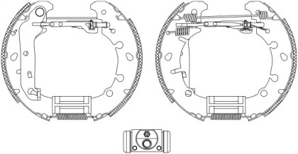 Комлект тормозных накладок (HELLA: 8DB 355 004-831)