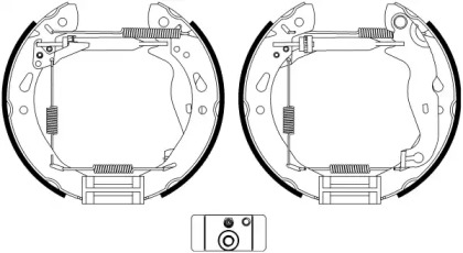 Комлект тормозных накладок (HELLA: 8DB 355 022-921)