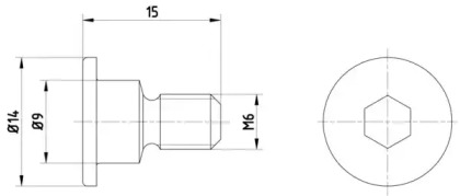 Болт (HELLA: 8DZ 355 209-011)