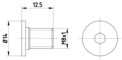 Болт (HELLA: 8DZ 355 209-021)