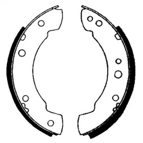 Комлект тормозных накладок (HELLA: 8DB 355 000-541)