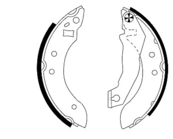 Комлект тормозных накладок (HELLA: 8DB 355 000-131)