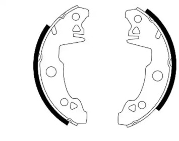 Комлект тормозных накладок (HELLA: 8DB 355 000-061)