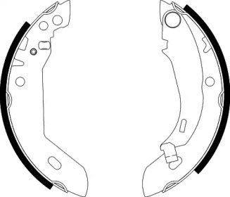 Комлект тормозных накладок (HELLA: 8DB 355 000-591)