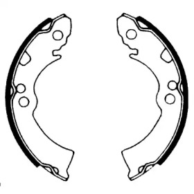 Комлект тормозных накладок (HELLA: 8DB 355 000-661)