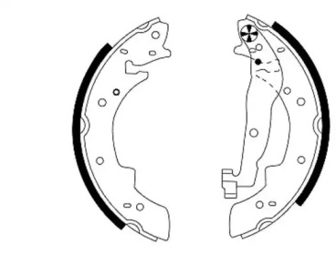 Комлект тормозных накладок (HELLA: 8DB 355 002-021)