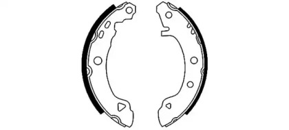 Комлект тормозных накладок (HELLA: 8DB 355 001-111)