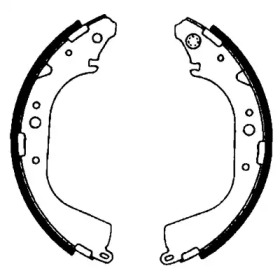 Комлект тормозных накладок (HELLA: 8DB 355 000-231)