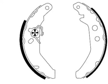 Комлект тормозных накладок (HELLA: 8DB 355 001-031)