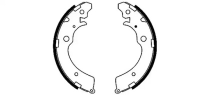 Комлект тормозных накладок (HELLA: 8DB 355 001-481)