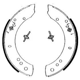 Комлект тормозных накладок (HELLA: 8DB 355 002-081)