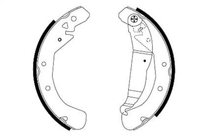 Комлект тормозных накладок (HELLA: 8DB 355 001-631)