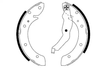 Комлект тормозных накладок (HELLA: 8DB 355 001-581)