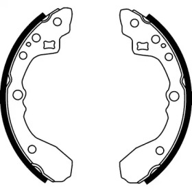 Комлект тормозных накладок (HELLA: 8DB 355 001-781)