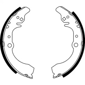 Комлект тормозных накладок (HELLA: 8DB 355 002-121)