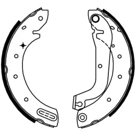 Комлект тормозных накладок (HELLA: 8DB 355 002-321)