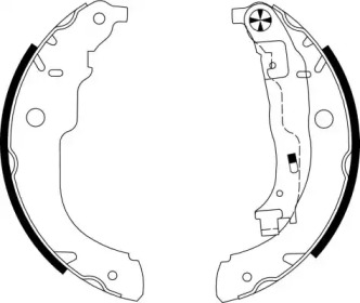 Комлект тормозных накладок (HELLA: 8DB 355 003-031)