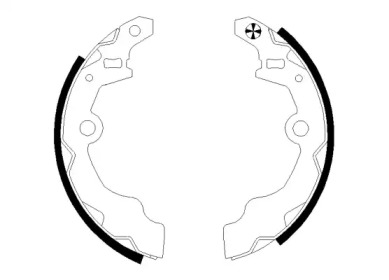 Комлект тормозных накладок (HELLA: 8DB 355 003-061)