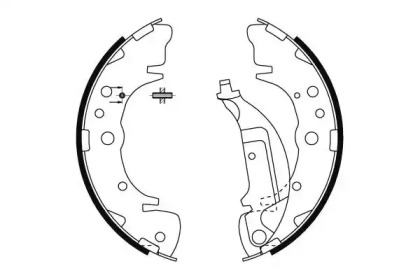 Комлект тормозных накладок (HELLA: 8DB 355 000-351)