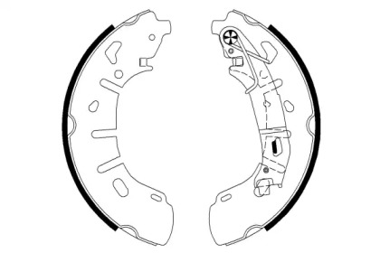 Комлект тормозных накладок (HELLA: 8DB 355 022-221)