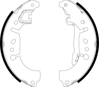 Комлект тормозных накладок (HELLA: 8DB 355 022-271)