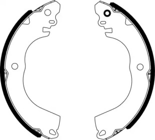 Комлект тормозных накладок (HELLA: 8DB 355 022-291)