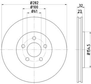 Тормозной диск (HELLA: 8DD 355 120-621)