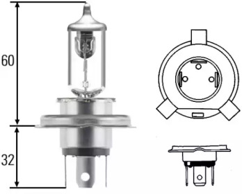 Лампа накаливания (HELLA: 8GJ 002 525-981)