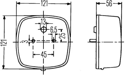 Фонарь (HELLA: 2SE 002 578-701)