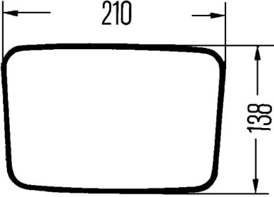 Зеркало (HELLA: 8SB 003 609-061)