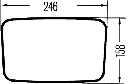 Зеркало (HELLA: 8SB 002 995-001)