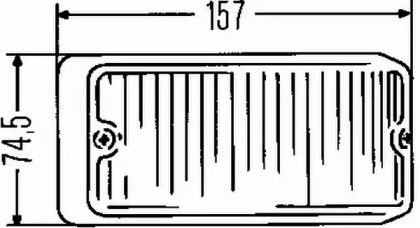 Фонарь (HELLA: 2BA 001 275-011)