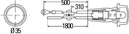 Фонарь (HELLA: 2BM 003 563-111)