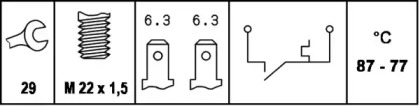 Переключатель (HELLA: 6ZT 007 800-031)