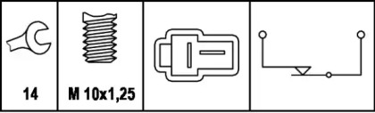 Переключатель (HELLA: 6DD 008 622-421)