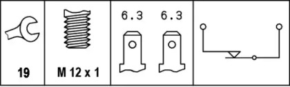 Переключатель (HELLA: 6DF 003 263-021)