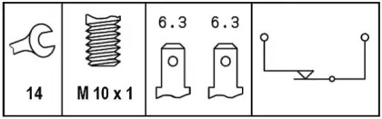 Переключатель (HELLA: 6DD 008 622-691)