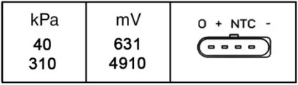 Датчик (HELLA: 6PP 009 400-251)